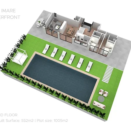 Вилла Vacation Marbella I Imare Waterfront, Beachfront Villa, Rooftop Jacuzzi, Indoor Эстепона